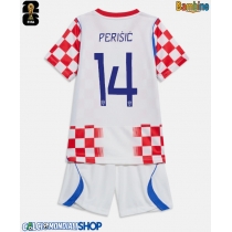 Maglie da calcio Croazia Ivan Perisic #14 Prima Maglia Bambino Mondiali 2026  Manica Corta + Pantaloni corti)